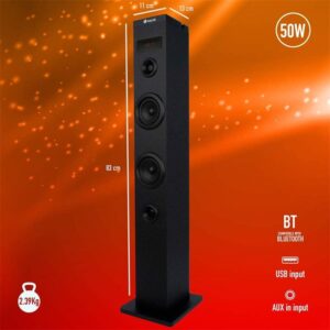 Altavoces Torre De Sonido Ngs Skycharm 50W Bluetooth Black - Imagen 2