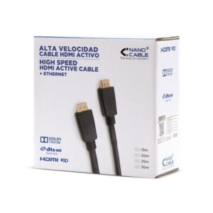 Cable Hdmi V1.4 Am/Am Nanocable 20M Ferrita Hi.Sp. - Imagen 4
