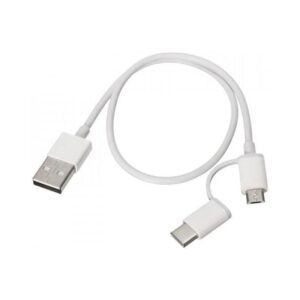 Cable Xiaomi Usb-A/M A Micro Usb / Usb-C 1M White - Imagen 3