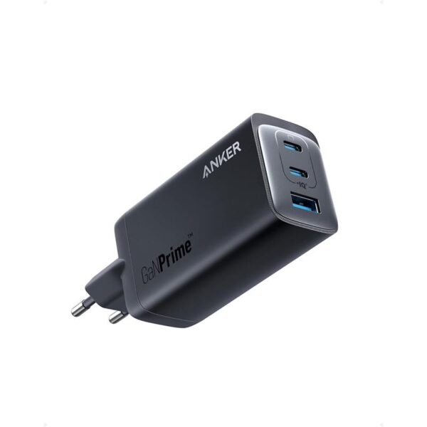 Cargador Anker 737 Prime 120w Fast Charge 2xusb-c + 1xusb-a Black