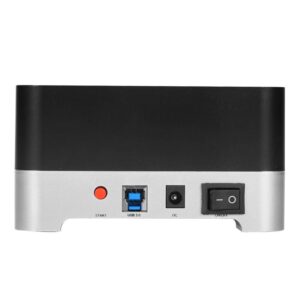 Dock Hdd Coolbox Duplicador 3.5/2.5 Sata Usb 3.0 Black 2 Bahías - Imagen 3