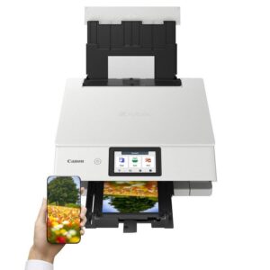 Impresora Canon Pixma Ts8751 Deskjet Mfp Duplex Color Wifi White - Imagen 4