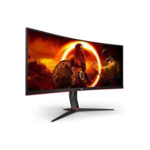 Monitor Gaming Aoc 34 Curvo 180Hz 2K Wqhd Ultrawide Ergonomico Hdmi Dp - Imagen 2