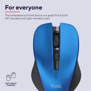 Raton Trust Mydo Silent Click Wireless Blue - Imagen 4