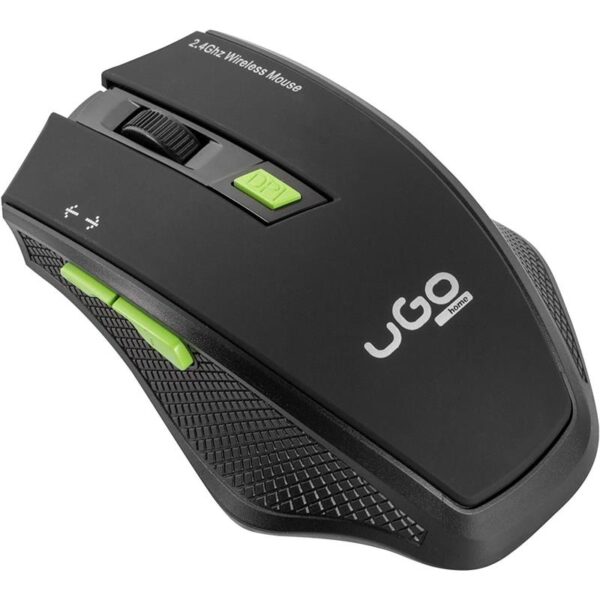 Raton Ugo My-03 1800Dpi Wireless Optico Black