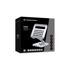 Soporte + Dock Usb-c Conceptronic Hdmi Usb-c Pd 100w Usb Microsd Silver - Imagen 3