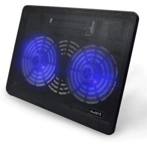 Soporte + Ventilador Notebook Ewent Hasta 17.4 Black - Imagen 2
