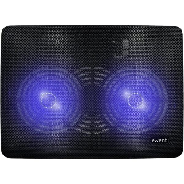 Soporte + Ventilador Notebook Ewent Hasta 17.4 Black