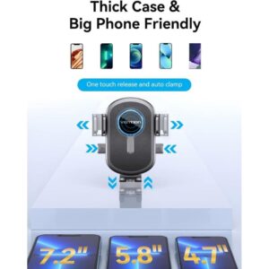 Soporte Vention Kcvb0 Coche Para Smartphone 4.7-7.2 Ventosa Black - Imagen 5