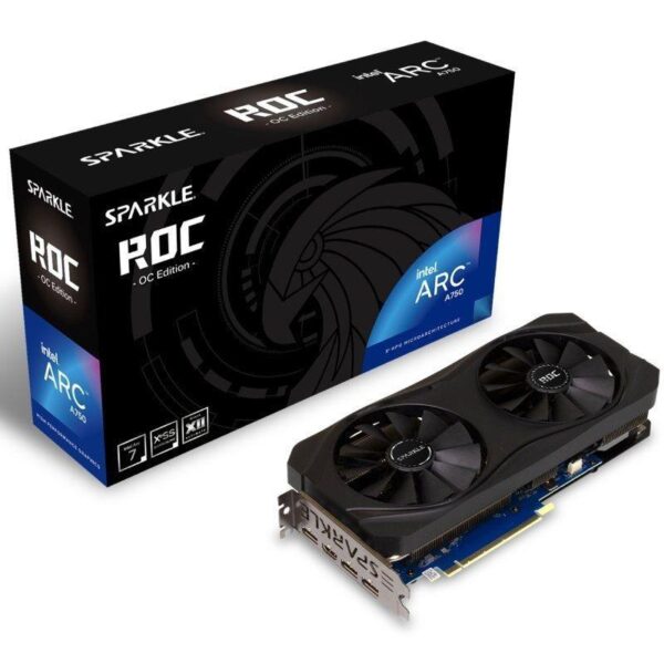 Tarjeta De Video Sparkle Intel Arc A750 Roc Oc 8Gb Gdrr6