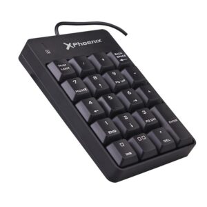 Teclado Numerico Phoenix Keypad Usb 19 Teclas Black - Imagen 2