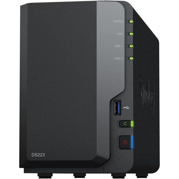 Unidad Nas Synology 2 Hdd/Ssd Disktation Cpu 1.7Ghz 4 Nucleos